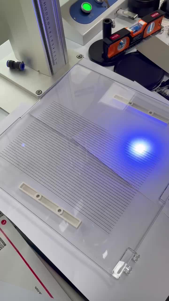 塑料透明PC激光打标  刻度尺激光雕刻 大范围PC材料打标