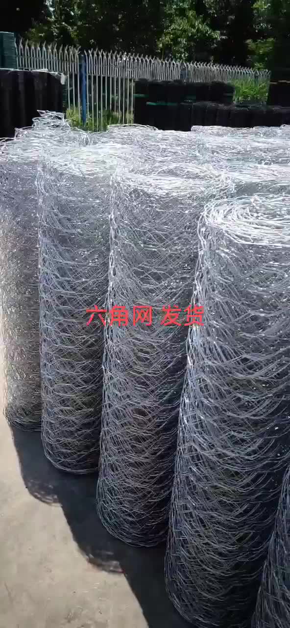 小石笼网 拧花网六角网围网热镀锌铁丝网 养殖网