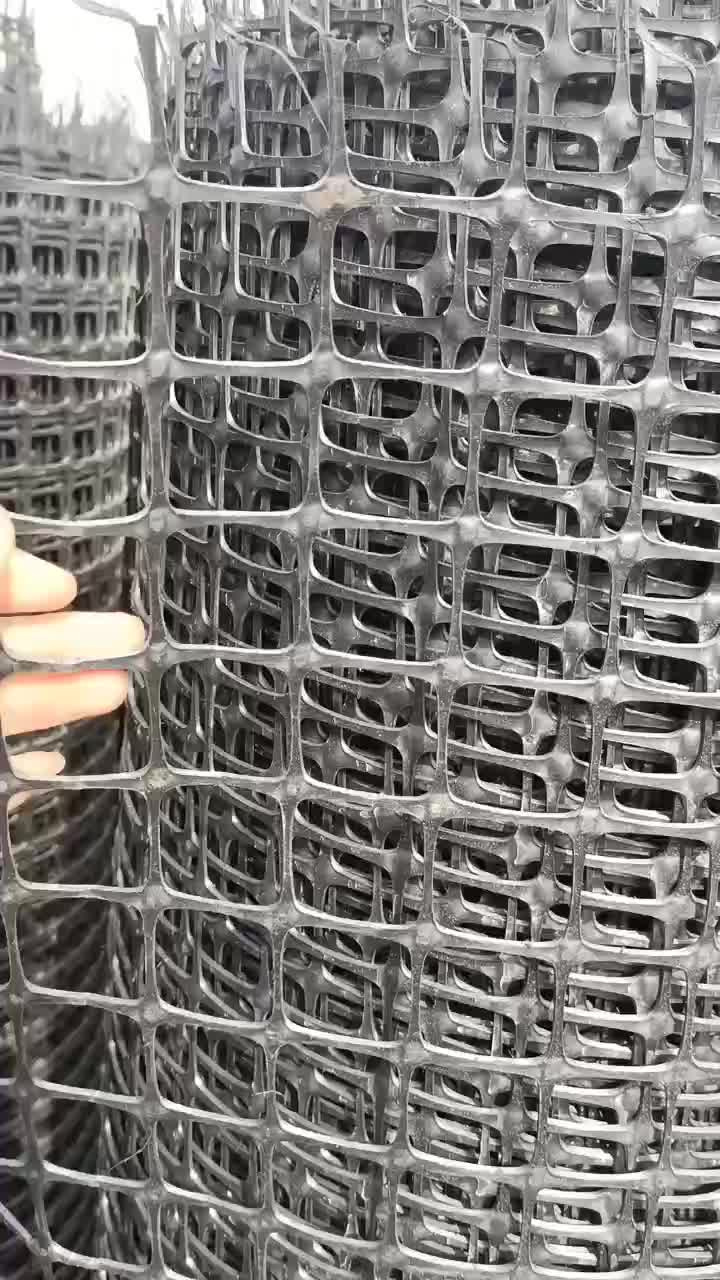 养殖黑色围栏网 圈玉米塑料格栅 黑色塑料方格网