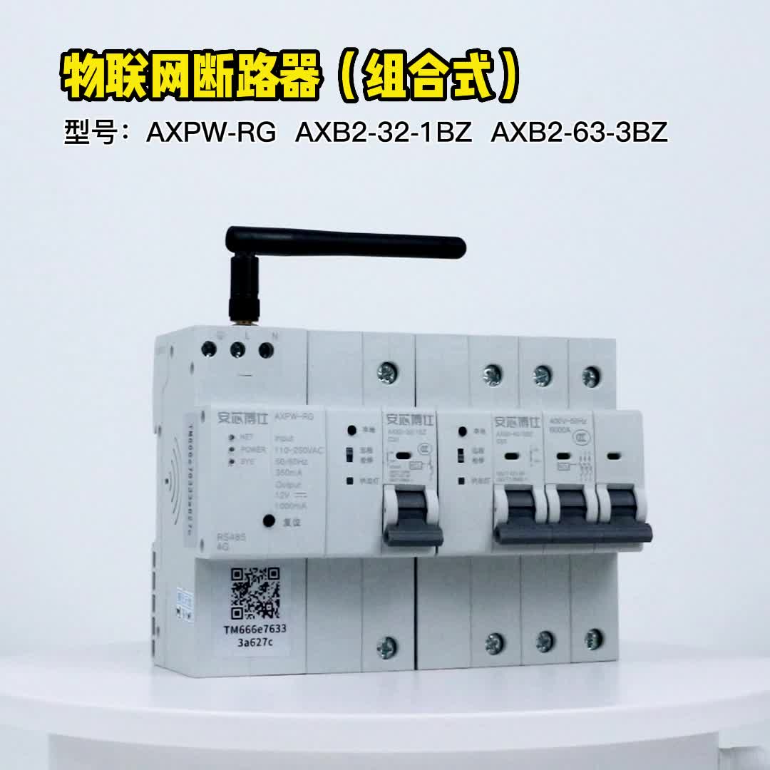 安芯博仕银行电力监测物联网断路器AXB2-63-4BZ(4GS)