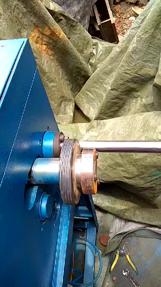 不锈钢拖把杆滚丝机 多功能电动滚丝机管对接