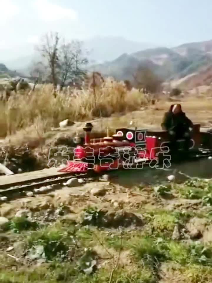 户外儿童小火车 新款骑跨式小火车设备 农庄度假村新款游艺项目