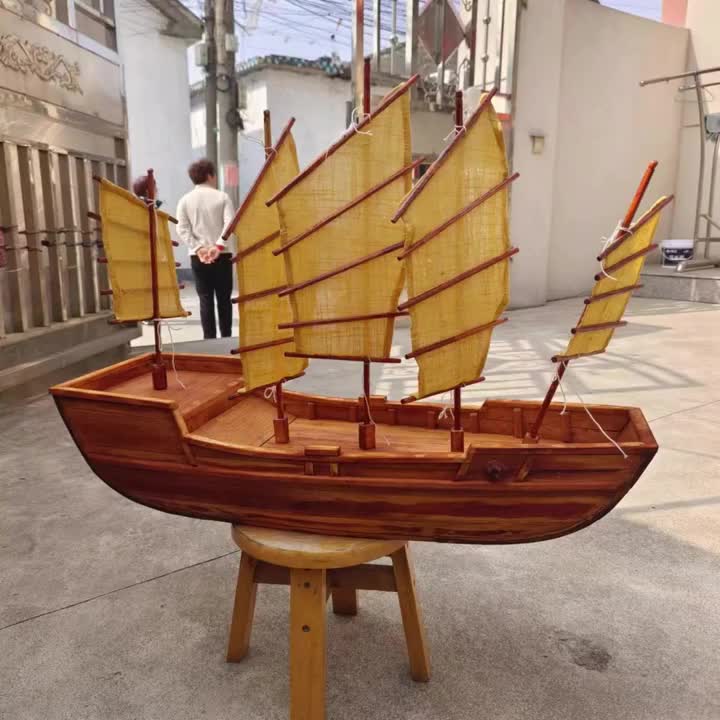 仿古装饰景观海盗船