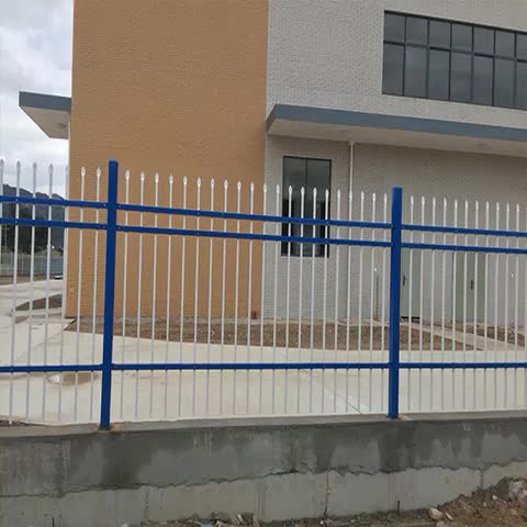 锌钢护栏小区别墅栏杆庭院围栏户外铁艺护栏学校围墙市政隔离栅栏
