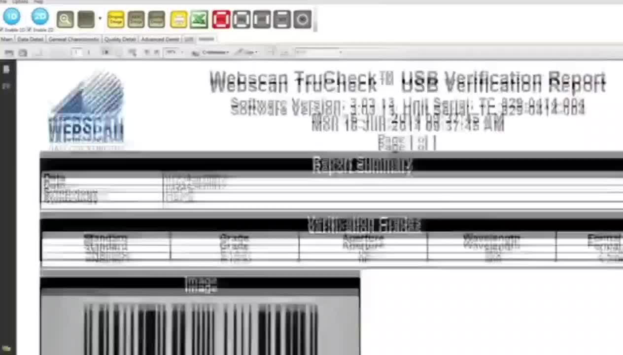 条码检测仪 Webscan 韦博斯根