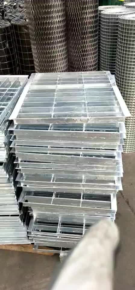 热镀锌格栅板 排水沟沟盖板 钢格板规格