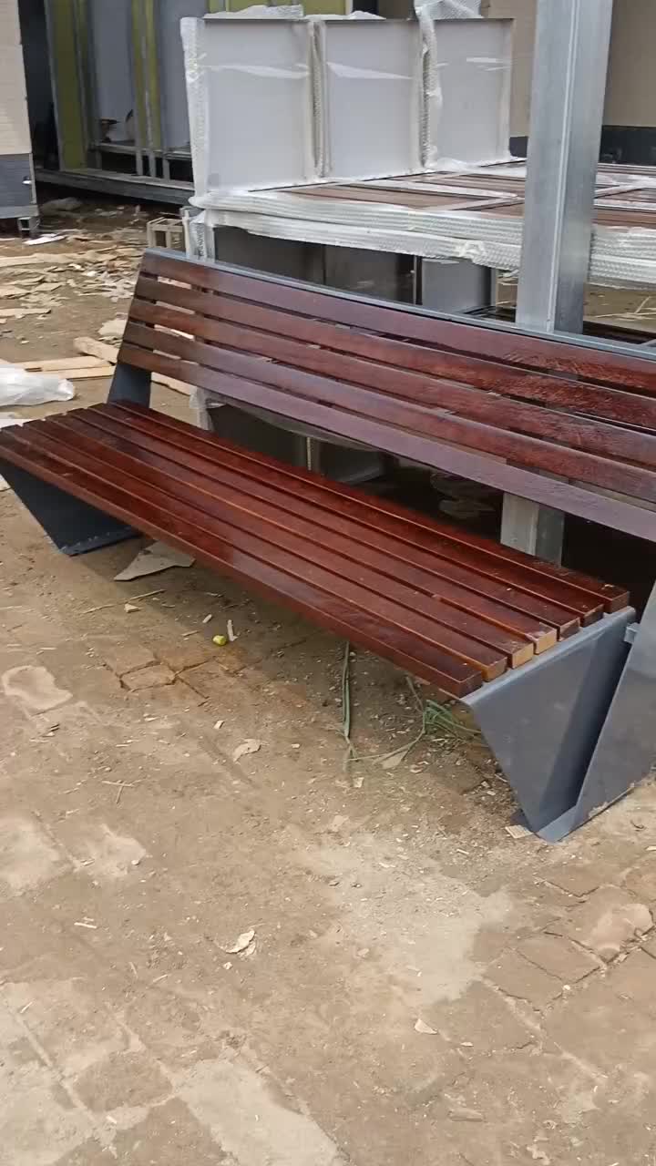 户外不锈钢公园椅
